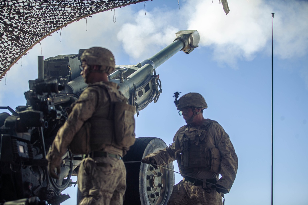 2d Battalion 6th Marines and 2d Battalion 11th Marines conduct FSCEX