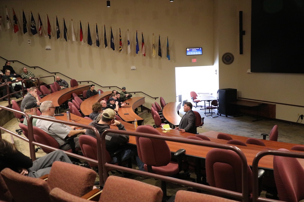 Fort McCoy Garrison’s top civilian holds forum for GS-9, GS-9 employees