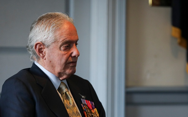 Hokanson presents Silver Star Medal to retired Army Capt. Lawrence Liss