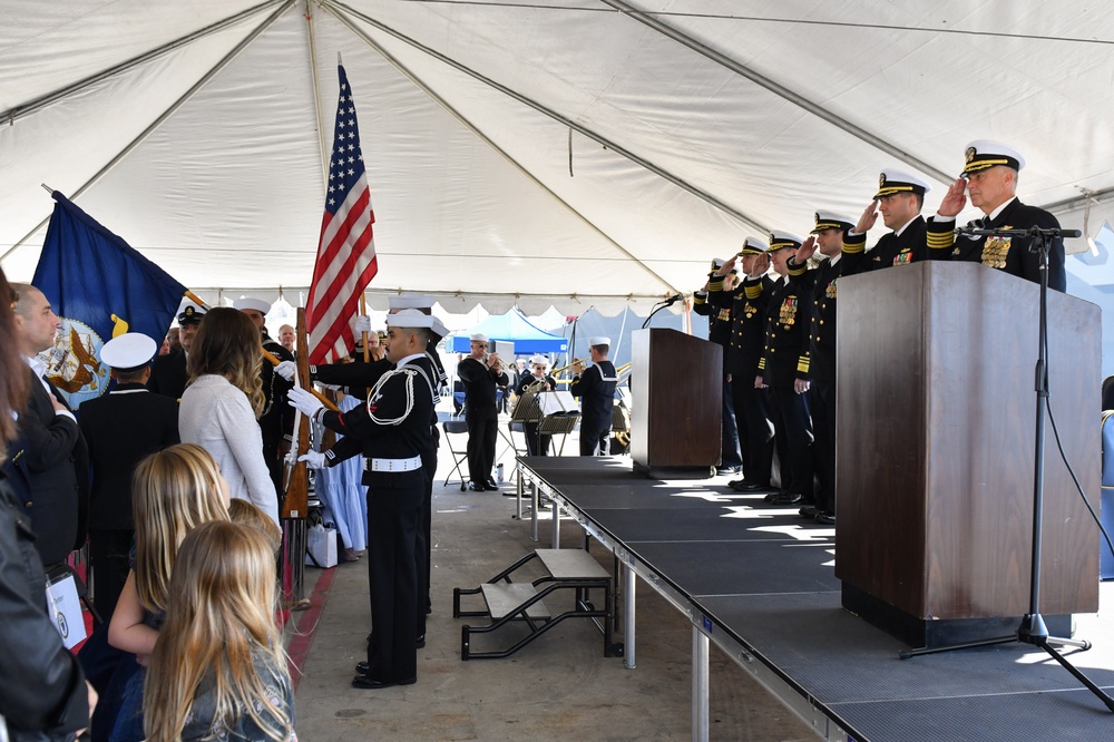 USS Mustin Change of Command