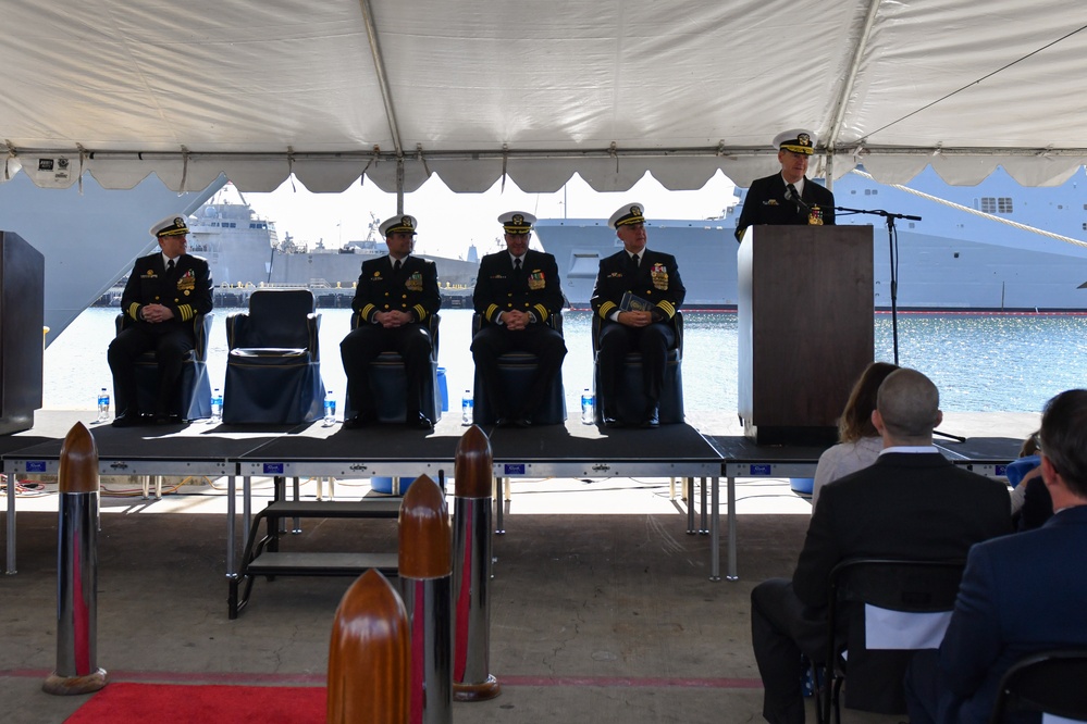 USS Mustin Change of Command