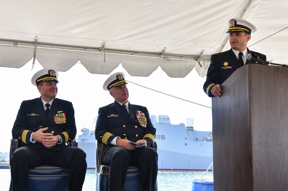 USS Mustin Change of Command