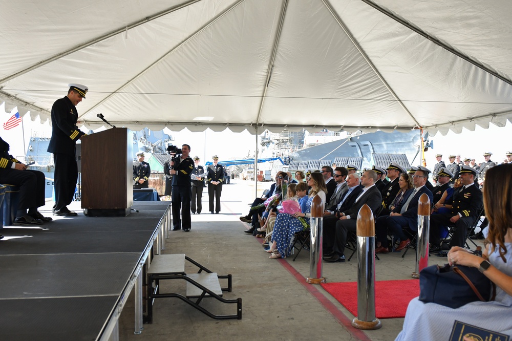 USS Mustin Change of Command