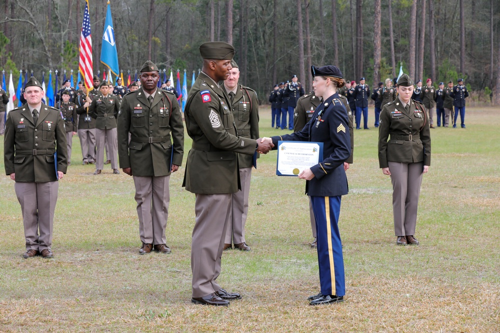 Class 004-24 graduates from Fort Stewart NCO Academy Basic Leaders Course