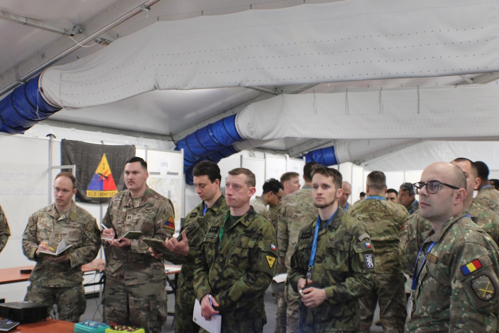2ABCT 1AD Participates in LOYAL LEDA 24 at the NATO Joint Force Training Centre