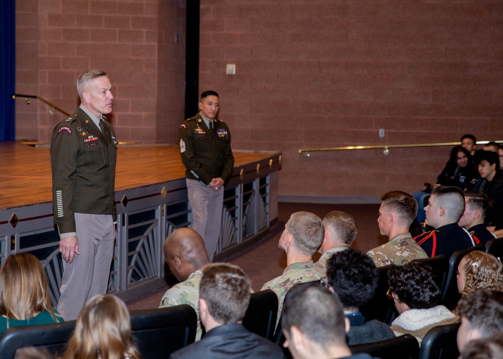 Ivy Leaders Visit With Fountain-Fort Carson Students