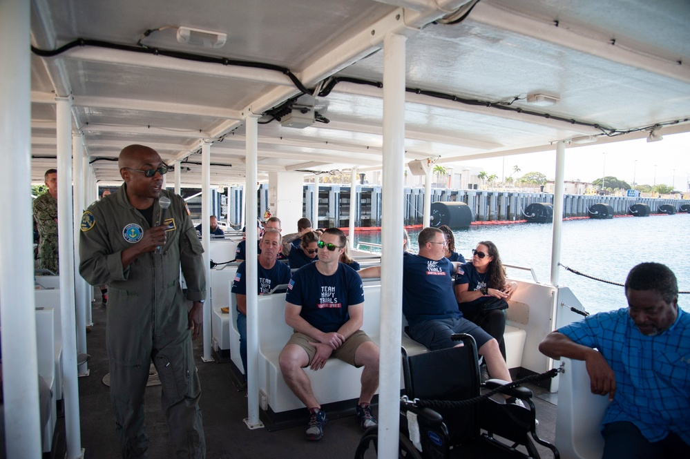 Rear Adm. Stephen Barnett thanks Navy Wounded Warriors