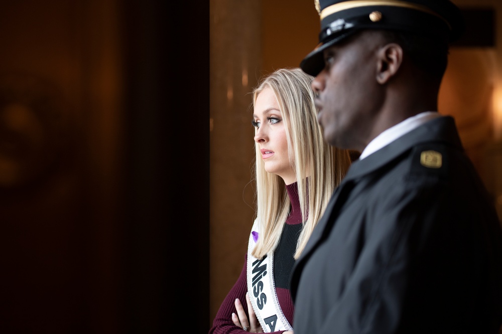 Miss America 2024 U.S. Air Force 2nd Lt. Madison Marsh Visits ANC
