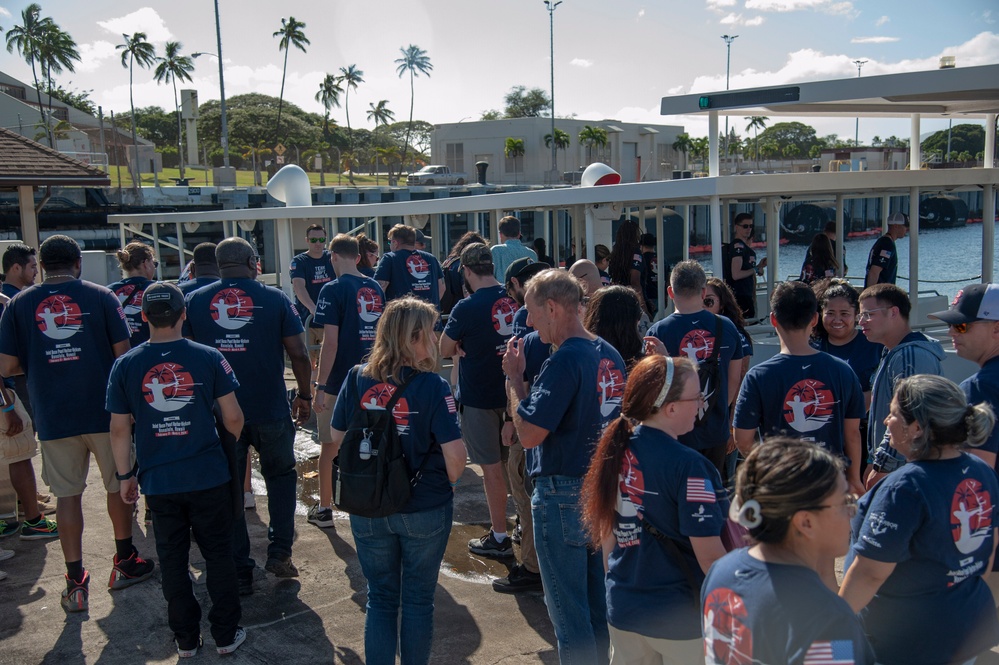 Rear Adm. Stephen Barnett thanks Navy Wounded Warriors