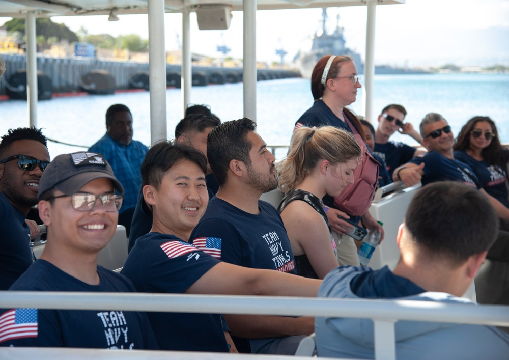 Rear Adm. Stephen Barnett thanks Navy Wounded Warriors