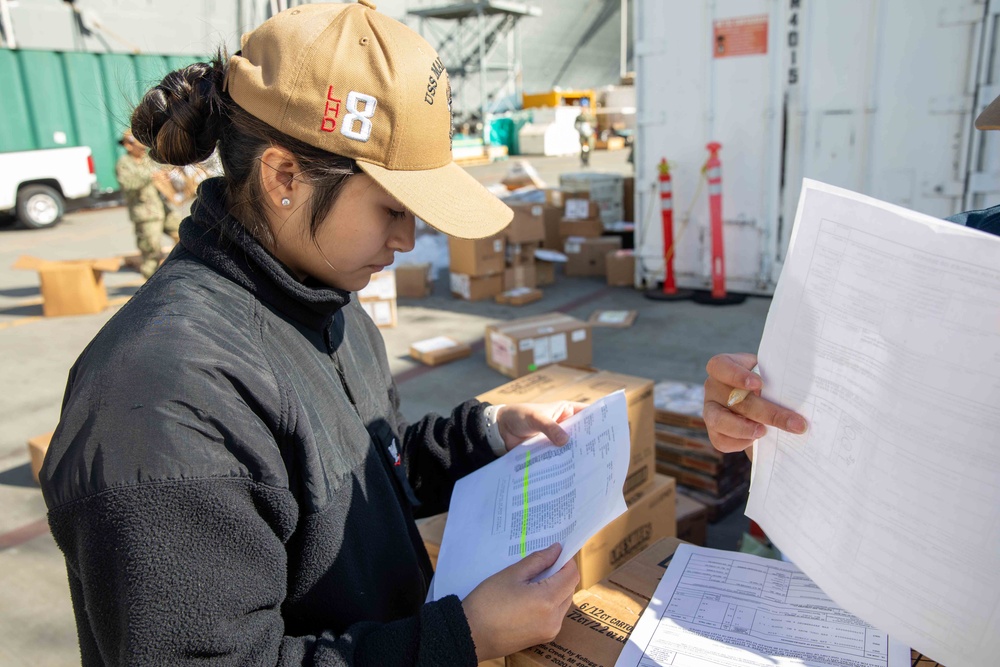 Makin Island Pier Supply Inventory