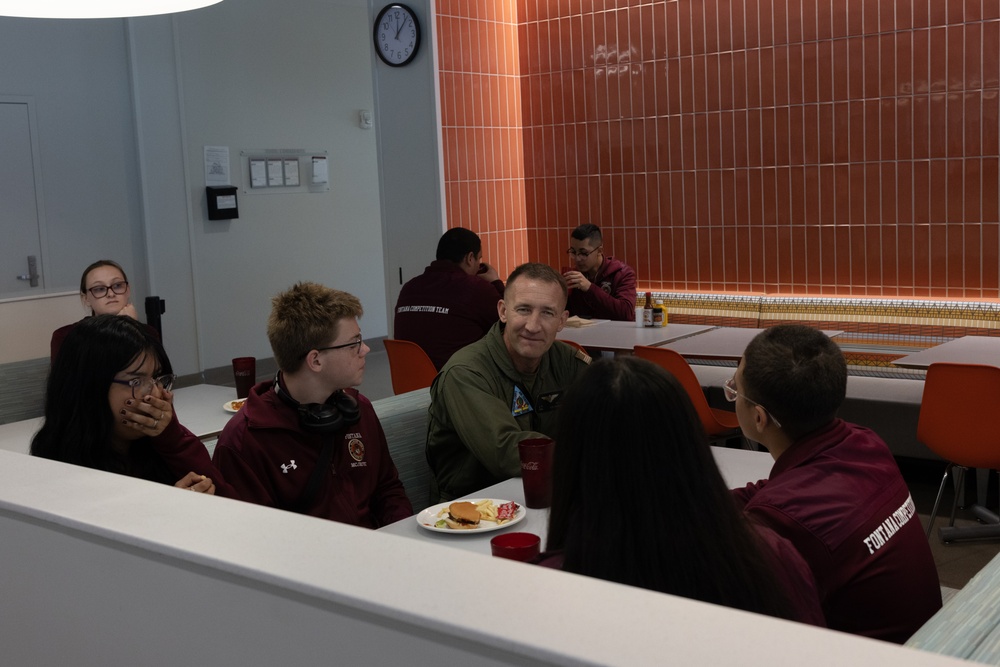 Fontana and Tolleson Union High School MCJROTC visits Marine Corps Air Station Yuma