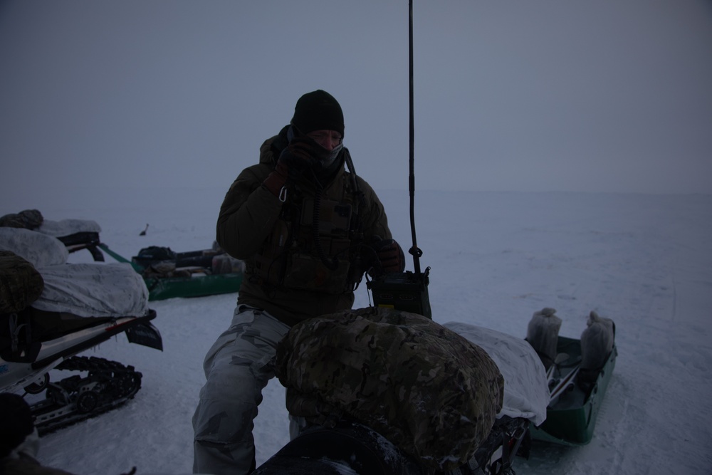 ARCTIC EDGE 24: Danish Special Operation Forces Operator Does Radio Check