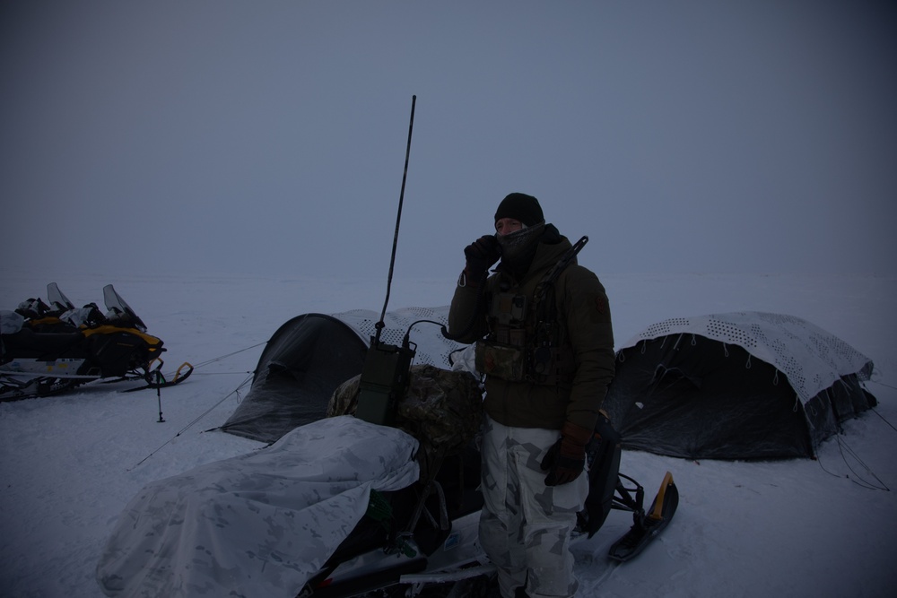 ARCTIC EDGE 24: Danish Special Operation Forces Operator Does Radio Check