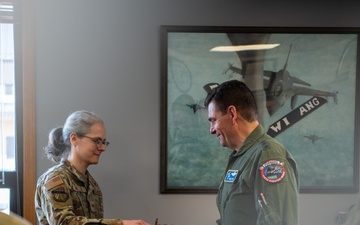 Air National Guard Director visits the 128th Air Refueling Wing