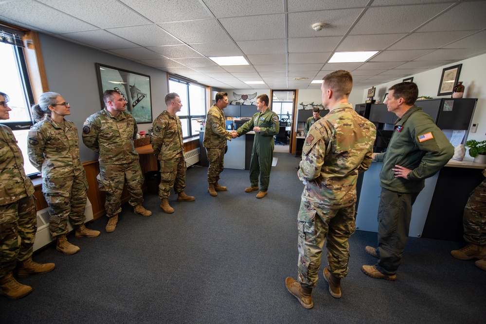 Air National Guard Director visits the 128th Air Refueling Wing