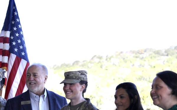 Cpl. Natalie A. Lenehan was selected as Nolanville's 2024 Environmental Ambassador