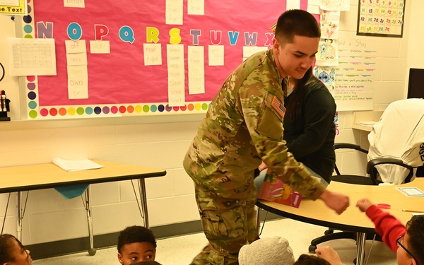 Service members from America’s depot participate in Read Across America Day