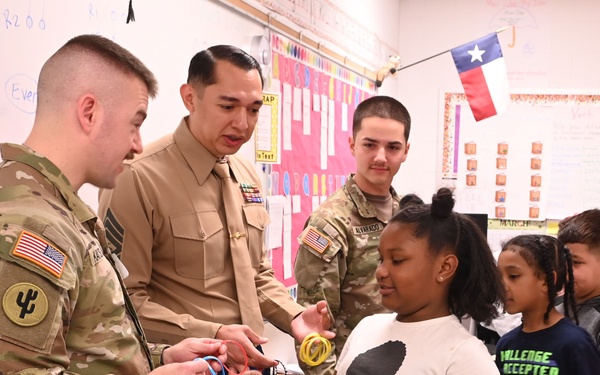 Service members from America’s depot participate in Read Across America Day