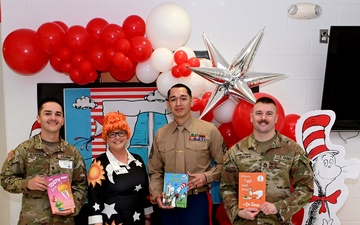 Service members from America’s depot participate in Read Across America Day