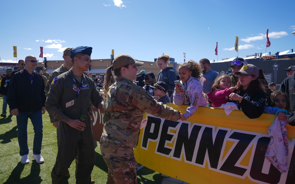 High-octane excitement: Airmen at the Troops to Track event