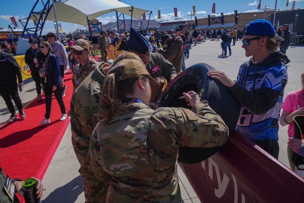 High-octane excitement: Airmen at the Troops to Track event