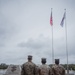 1st MARDIV Marines participate in evening colors with ROK marines