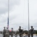 1st MARDIV Marines participate in evening colors with ROK marines