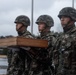 1st MARDIV Marines participate in evening colors with ROK marines