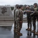 1st MARDIV Marines participate in evening colors with ROK marines