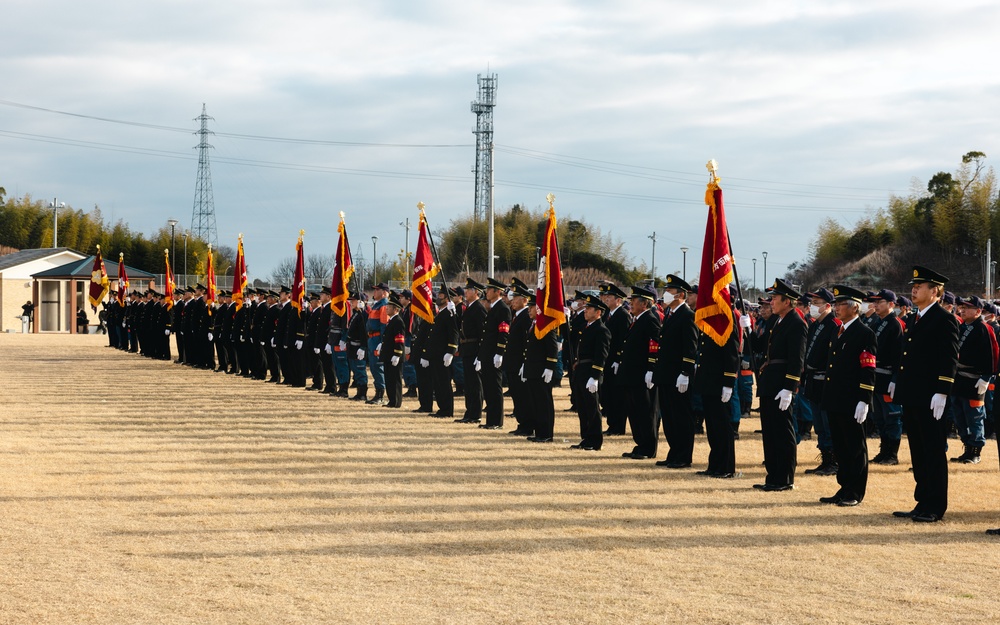 Iwakuni Fire Department Hosts New Year’s Parade