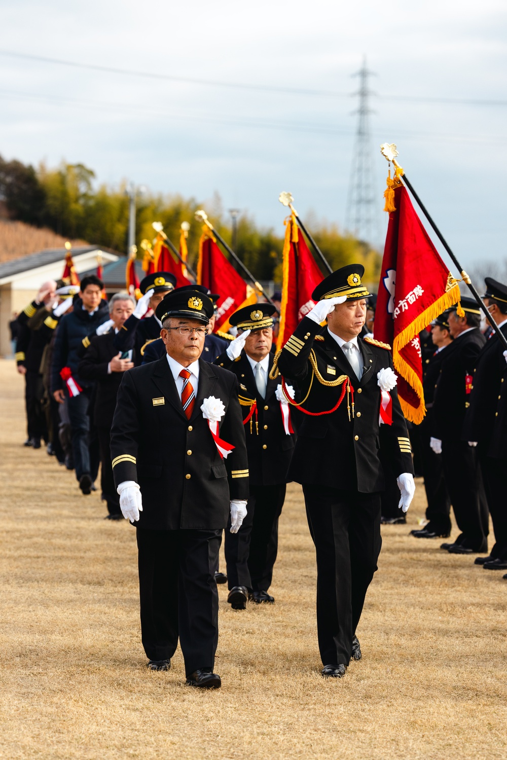 Iwakuni Fire Department Hosts New Year’s Parade