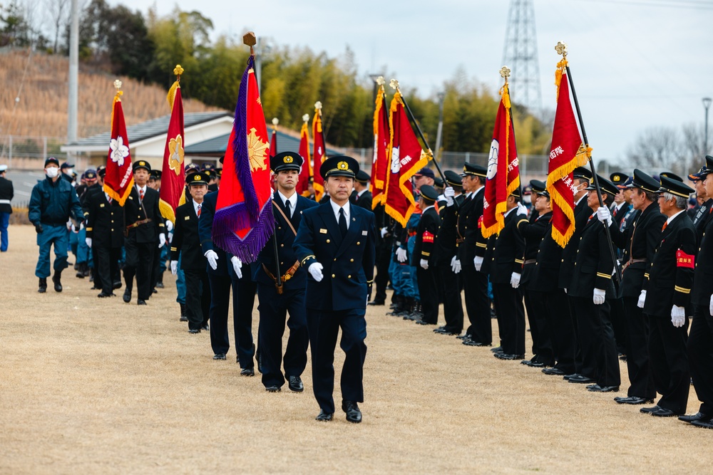 Iwakuni Fire Department Hosts New Year’s Parade