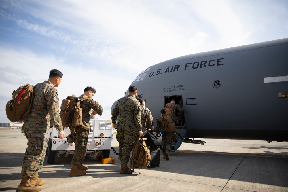 MAG-12 Marines arrive on the Korean Peninsula for Warrior Shield 24