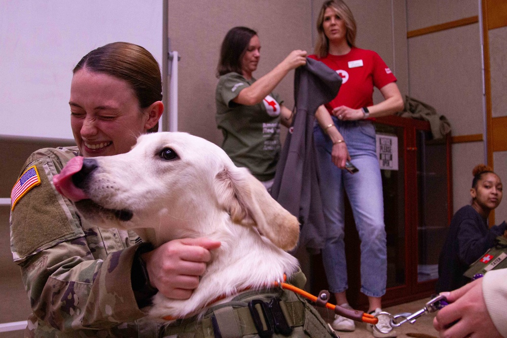 The American Red Cross AVP visits Camp Casey