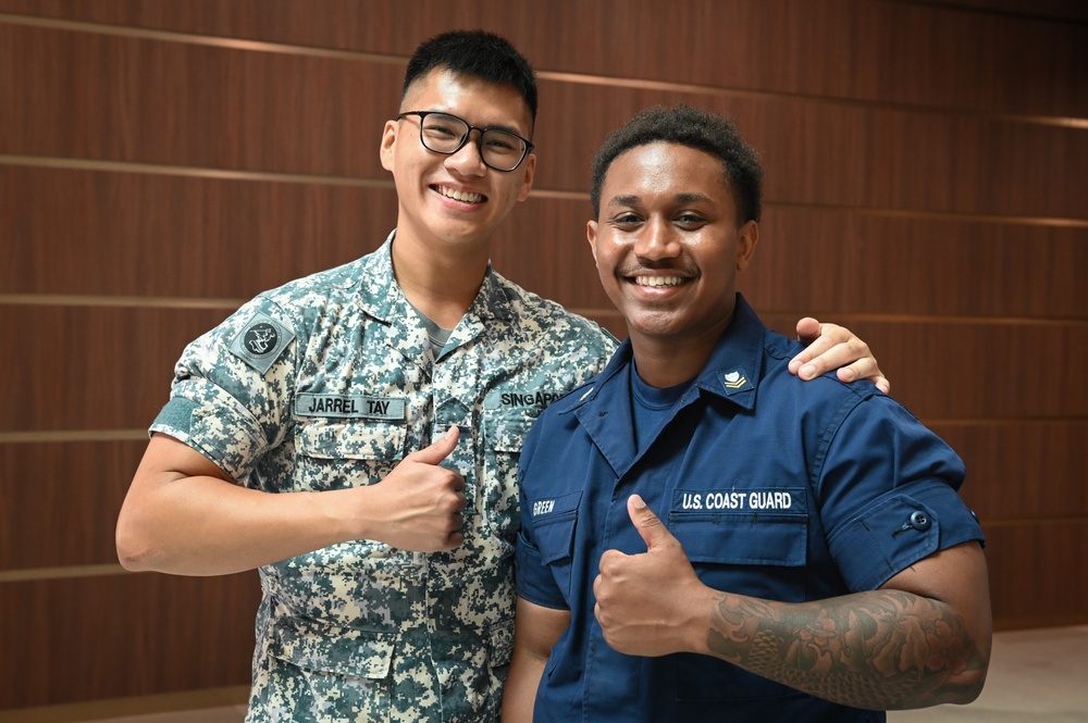 U.S. Coast Guard Cutter Bertholf completes joint Malacca Strait transit, engagements with Republic of Singapore Navy, Police Coast Guard, and Malaysia Maritime Enforcement Agency