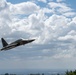 Kenya Air Force pilot conducts a capabilities fly-by in an F-5E