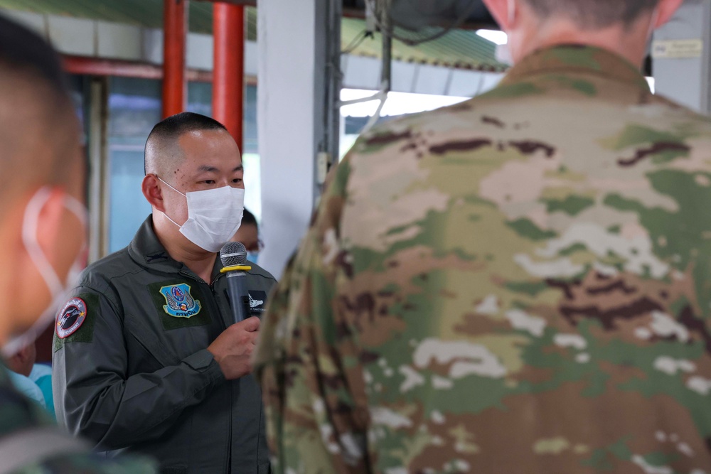 U.S. Army 16th Combat Aviation Brigade soldiers and Royal Thai Army 9th Aviation Battalion Visit the School for the Blind and the Blind with Multiple Handicaps for Cobra Gold 2024