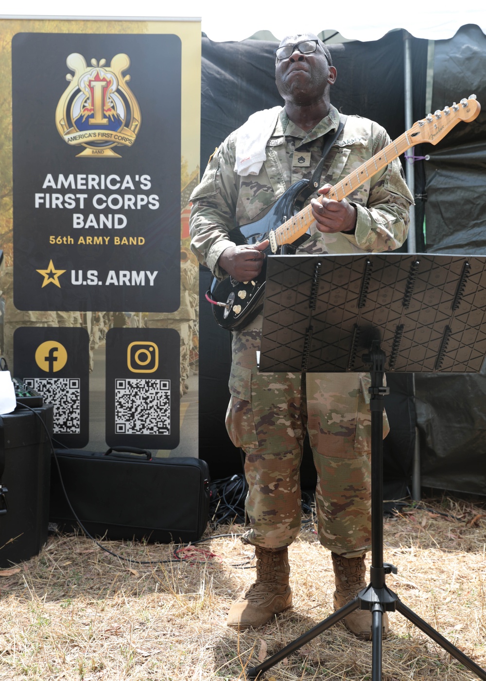 56th Army Band entertains at Cobra Gold 2024