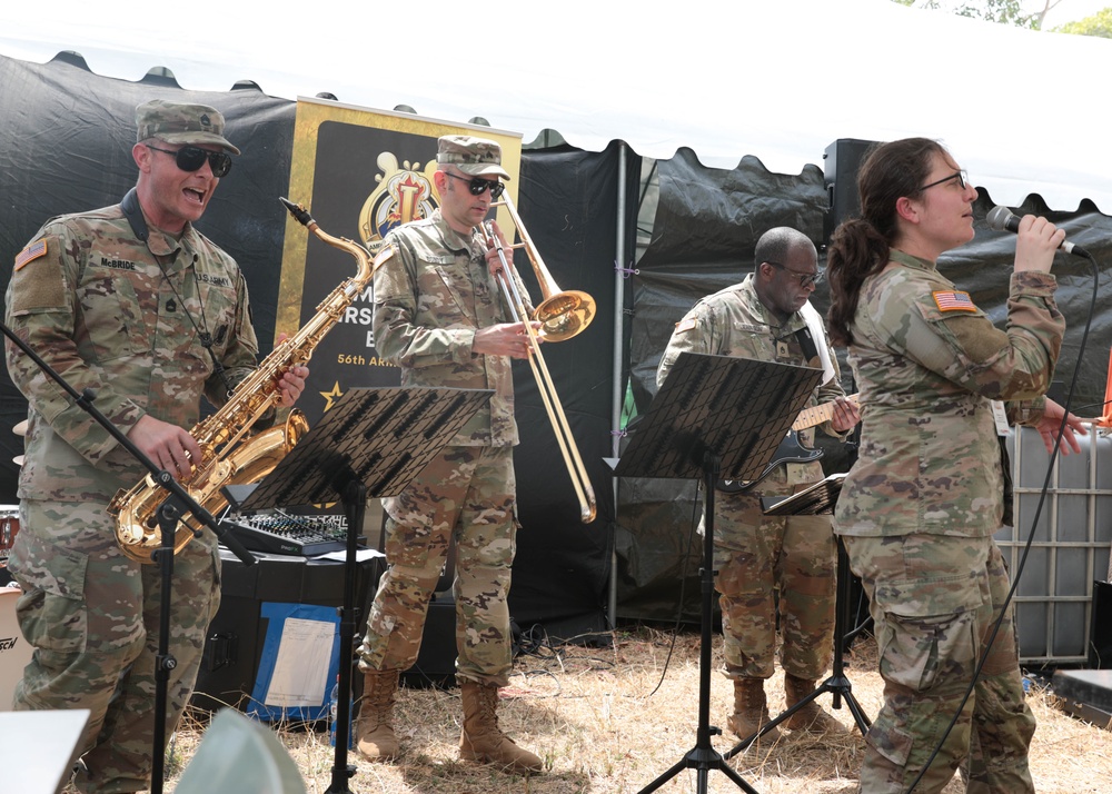 56th Army Band entertains at Cobra Gold 2024