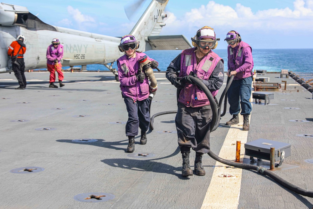 USS Carter Hall (LSD 50) Conducts Flight Operations, March 5, 2024