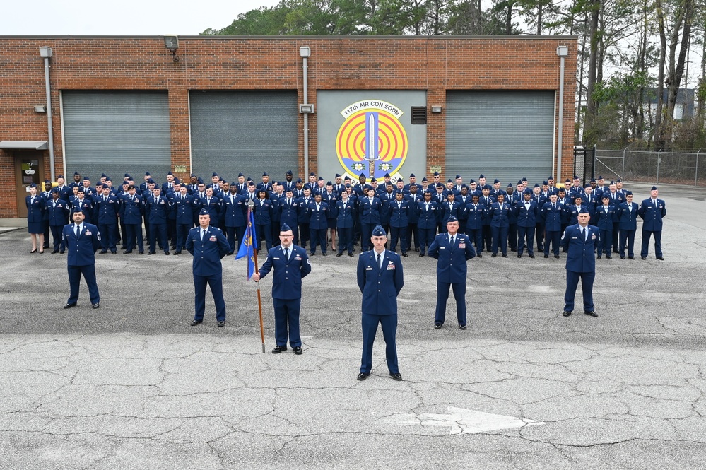 117th Air Control Squadron group photo