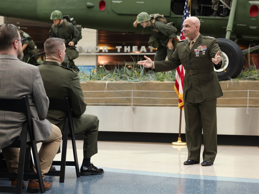 4th MARDIV commanding general Douglas K. Clark promotes to major general