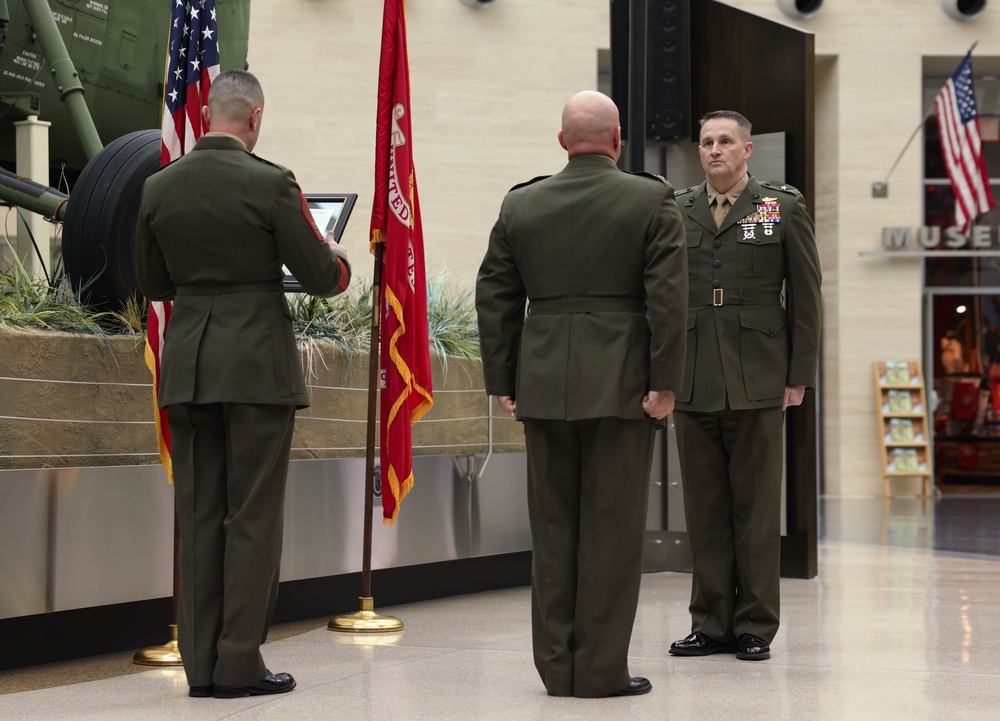 4th MARDIV commanding general Douglas K. Clark promotes to major general