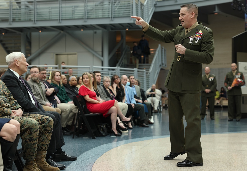 4th MARDIV commanding general Douglas K. Clark promotes to major general