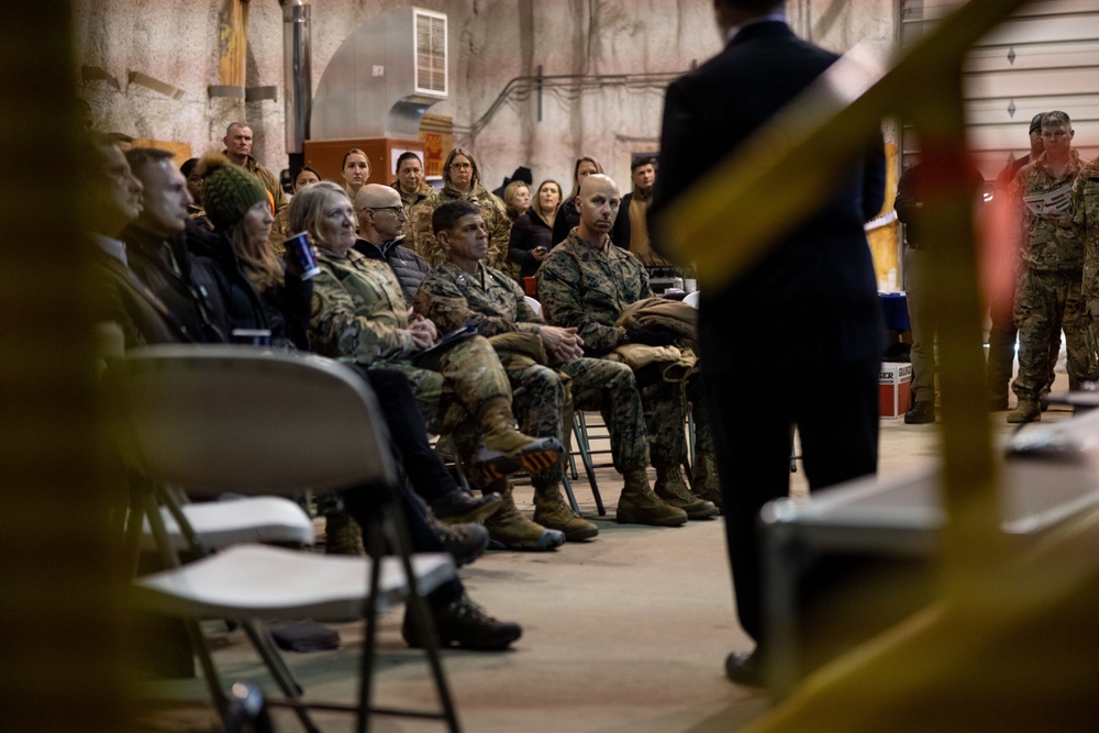 ARCTIC EDGE 2024: U.S. Marine Corps Maj. Gen. Kelliher attends Distinguished Visitor’s Day