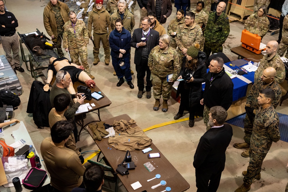 ARCTIC EDGE 2024: U.S. Marine Corps Maj. Gen. Kelliher attends Distinguished Visitor’s Day