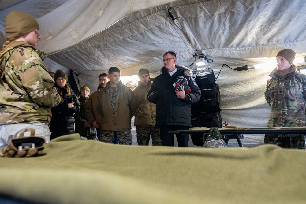 ARCTIC EDGE 2024: U.S. Marine Corps Maj. Gen. Kelliher attends Distinguished Visitor’s Day
