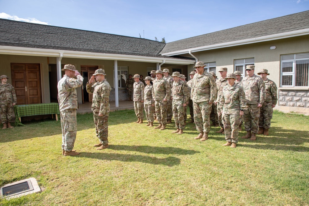Soldiers presented awards at the Task Force Minuteman Awards ceremony at Justified Accord 2024