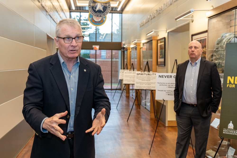 81st Training Wing Leadership visits the University of Southern Mississippi